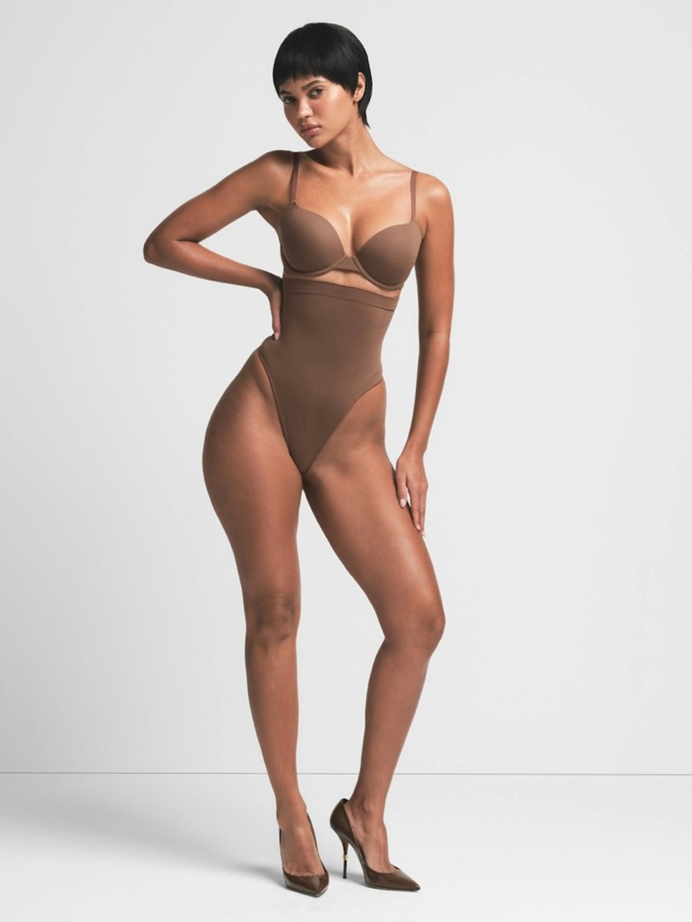 NEW w/Tags SKIMS Seamless Sculpt High-Waisted Thong Plus Size 3X